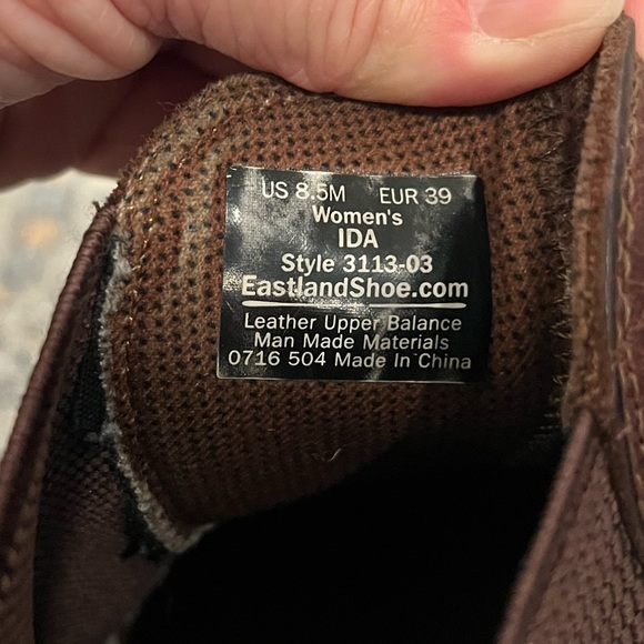 Eastland Dark Brown Ankle Booties - Picture 6 of 6